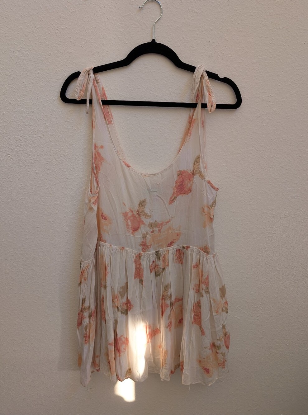 Urban Outfitters Kimchi Blue Floral Babydoll Mini Dress